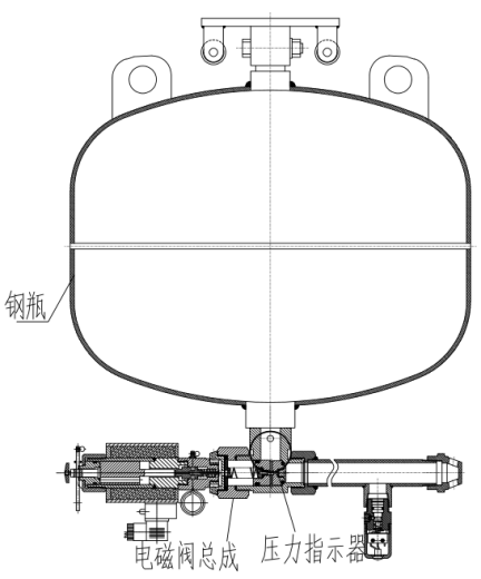 悬挂式七氟丙烷气体灭火装置